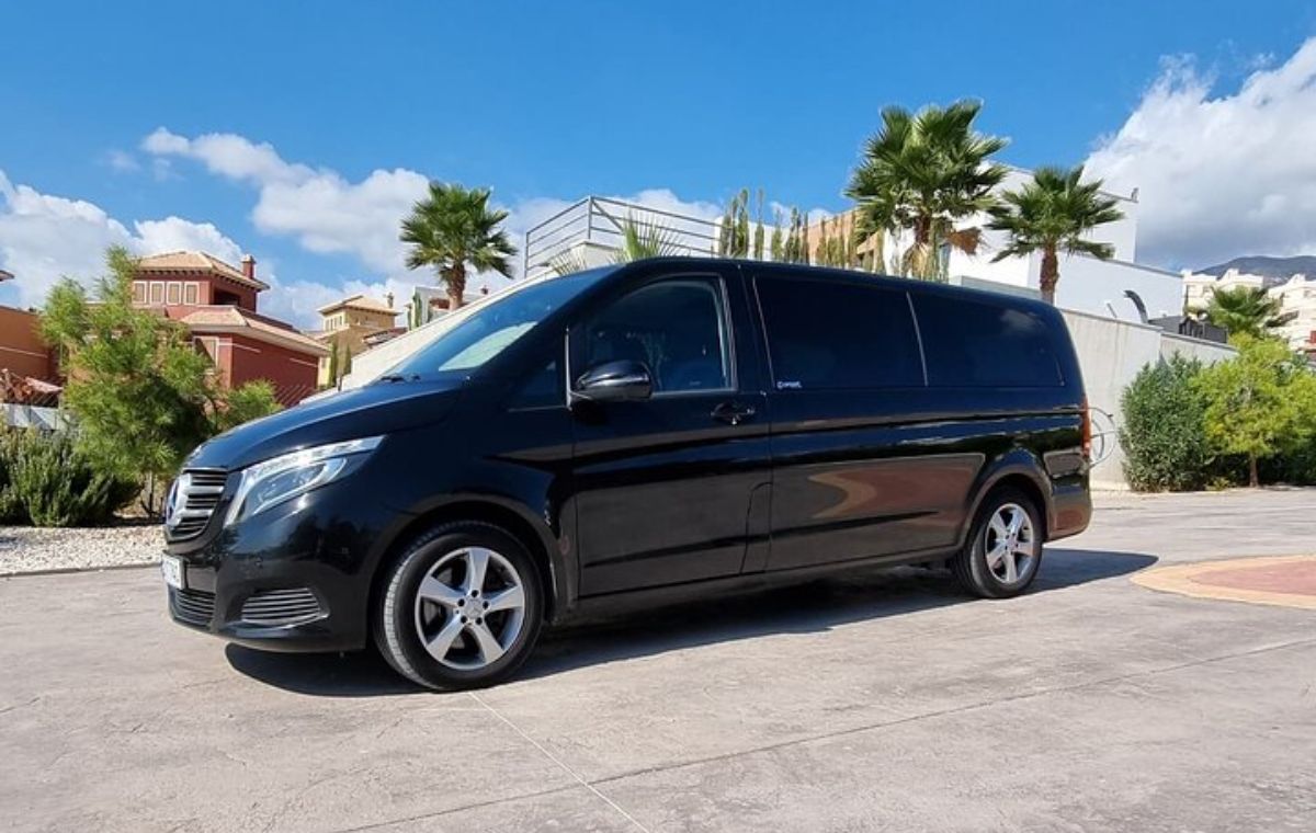 Mercedes V Class luxury airport transfer vehicle in Zanzibar